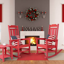 Load image into Gallery viewer, Weather Resistant  Outdoor Indoor Rocking Chair - Red