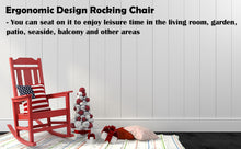 Load image into Gallery viewer, Weather Resistant  Outdoor Indoor Rocking Chair - Red