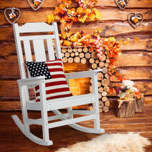 Load image into Gallery viewer, Weather Resistant  Outdoor Indoor Rocking Chair - White