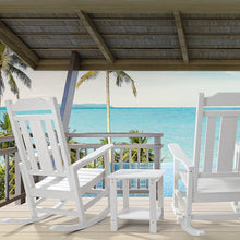 Load image into Gallery viewer, Weather Resistant  Outdoor Indoor Rocking Chair - White