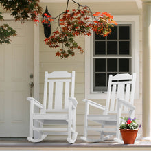 Load image into Gallery viewer, Weather Resistant  Outdoor Indoor Rocking Chair - White