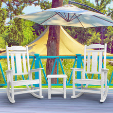 Load image into Gallery viewer, Weather Resistant  Outdoor Indoor Rocking Chair - White