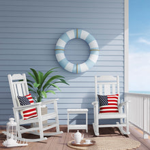 Load image into Gallery viewer, Weather Resistant  Outdoor Indoor Rocking Chair - White