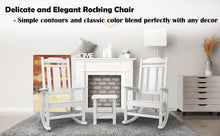 Load image into Gallery viewer, Weather Resistant  Outdoor Indoor Rocking Chair - White