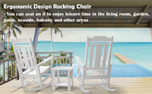 Load image into Gallery viewer, Weather Resistant  Outdoor Indoor Rocking Chair - White