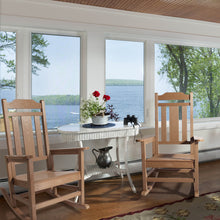 Load image into Gallery viewer, Weather Resistant Outdoor Indoor Rocking Chair  - Wood Color