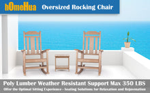 Load image into Gallery viewer, Weather Resistant Outdoor Indoor Rocking Chair  - Wood Color