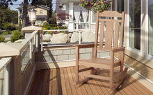 Load image into Gallery viewer, Weather Resistant Outdoor Indoor Rocking Chair  - Wood Color