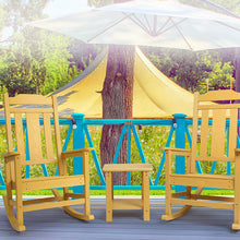 Load image into Gallery viewer, Weather Resistant  Outdoor Indoor Rocking Chair - Yellow