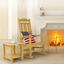 Load image into Gallery viewer, Weather Resistant  Outdoor Indoor Rocking Chair - Yellow