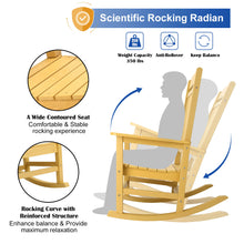 Load image into Gallery viewer, Weather Resistant  Outdoor Indoor Rocking Chair - Yellow