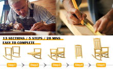 Load image into Gallery viewer, Weather Resistant  Outdoor Indoor Rocking Chair - Yellow