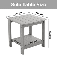 Load image into Gallery viewer, Weather Resistant Side Table - Gray