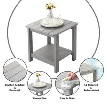 Load image into Gallery viewer, Weather Resistant Side Table - Gray
