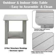 Load image into Gallery viewer, Weather Resistant Side Table - Gray