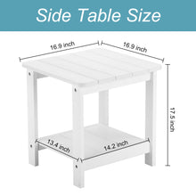 Load image into Gallery viewer, Weather Resistant Side Table - White
