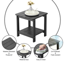 Load image into Gallery viewer, Weather Resistant Side Table - Black
