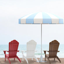 Load image into Gallery viewer, Oversized Adirondack Chair Weather Resistant with Cup Holder - Wood Color
