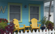 Load image into Gallery viewer, Adirondack Chair Weather Resistant  with Cup Holder - Yellow
