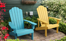 Load image into Gallery viewer, Adirondack Chair Weather Resistant  with Cup Holder - Yellow
