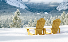 Load image into Gallery viewer, Adirondack Chair Weather Resistant  with Cup Holder - Yellow
