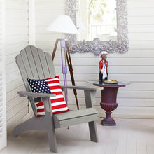 Load image into Gallery viewer, Oversized Adirondack Chair Weather Resistant with Cup Holder - Gray
