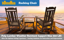 Load image into Gallery viewer, Weather Resistant  Outdoor Indoor Rocking Chair - Dark Brown
