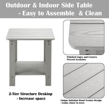 Load image into Gallery viewer, Weather Resistant Side Table - Gray

