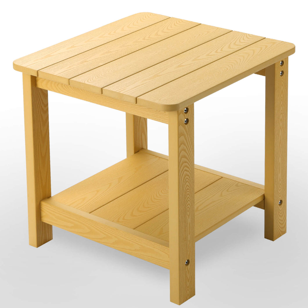 Weather Resistant Side Table - Yellow